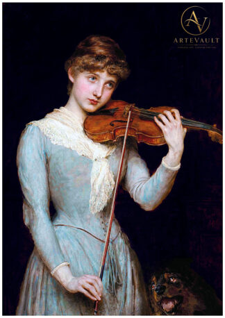 Restored classical fine art painting, high-resolution digital reproduction of a vintage artwork
