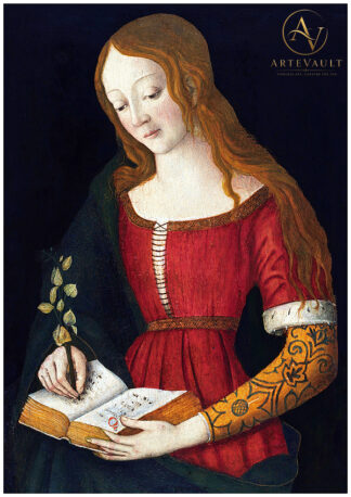 Restored classical fine art painting, high-resolution digital reproduction of a vintage artwork