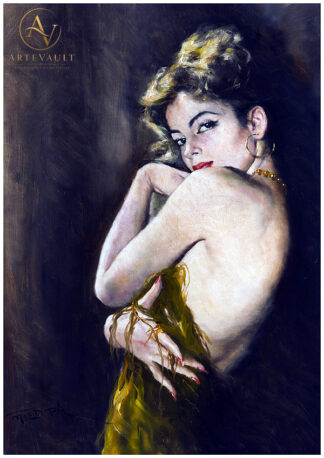 Restored classical fine art painting, high-resolution digital reproduction of a vintage artwork