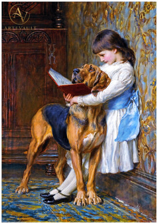Restored classical fine art painting, high-resolution digital reproduction of a vintage artwork