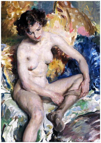 Classical oil painting, digitally restored artwork reproduction in high resolution