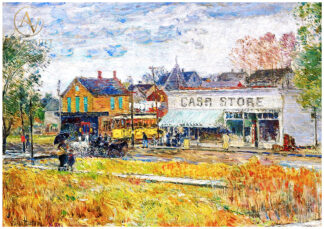 Vintage classical artwork, restored fine art painting in detailed high-resolution format