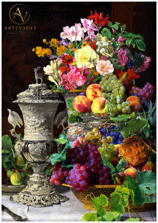 Restored classical fine art painting, high-resolution digital reproduction of a vintage artwork