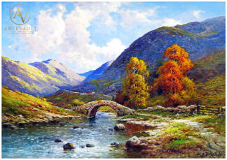 Classical oil painting, digitally restored artwork reproduction in high resolution