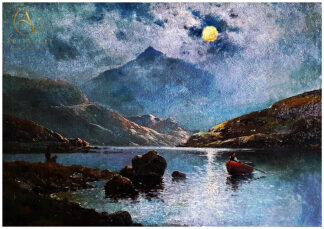 Classical oil painting, digitally restored artwork reproduction in high resolution