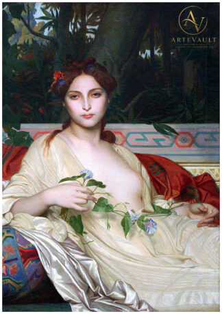 Classical oil painting, digitally restored artwork reproduction in high resolution