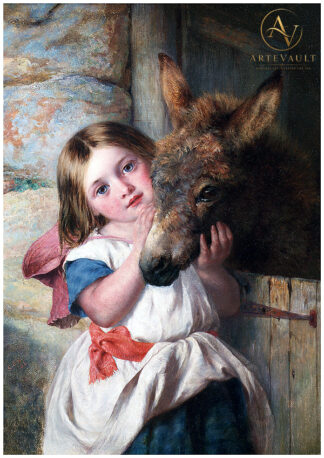 Restored classical fine art painting, high-resolution digital reproduction of a vintage artwork
