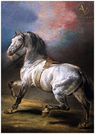 Classical oil painting, digitally restored artwork reproduction in high resolution