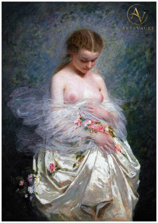 Restored classical fine art painting, high-resolution digital reproduction of a vintage artwork