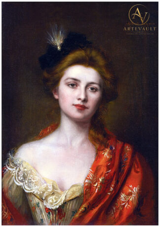 Portrait of Catherine La Rose, painted by Albert Lynch