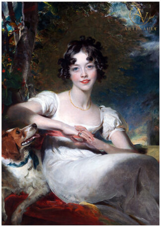 Portrait of Lady Maria Conyngham, painted by Sir Thomas Lawrence, 1824