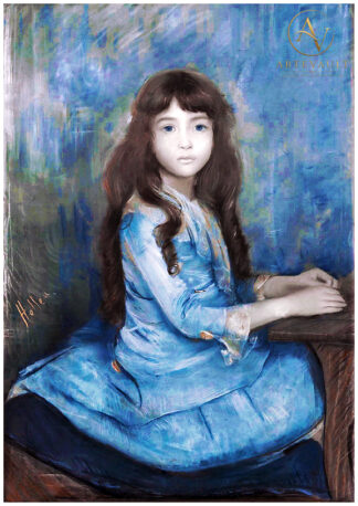 Restored classical fine art painting, high-resolution digital reproduction of a vintage artwork