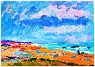French beach landscape painting by Maxime Maufra