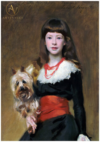 Portrait of Miss Beatrice Townsend, painted by John Singer Sargent, 1882