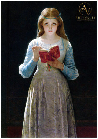 Ophelia by Pierre Auguste Cot, painted in 1870, depicting the tragic Shakespearean heroine with delicate beauty and graceful academic realism.