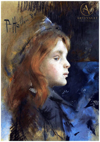 Restored classical fine art painting, high-resolution digital reproduction of a vintage artwork