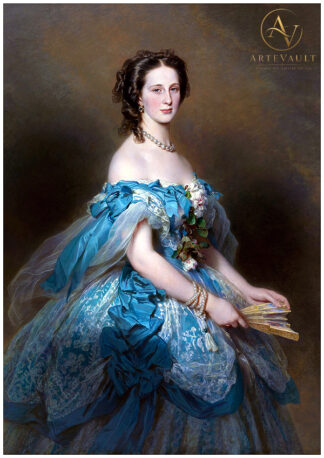German portrait painting of Princess Alexandra by Franz Xaver Winterhalter