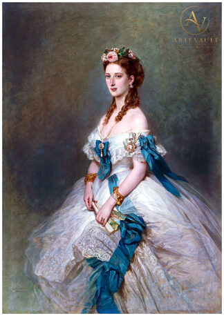 Portrait painting of Princess Alexandra by Franz Xaver Winterhalter