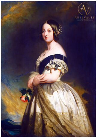 Portrait painting of Queen Victoria by Franz Xaver Winterhalter