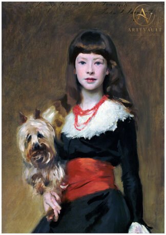 Portrait of Miss Beatrice Townsend, painted by John Singer Sargent, 1882